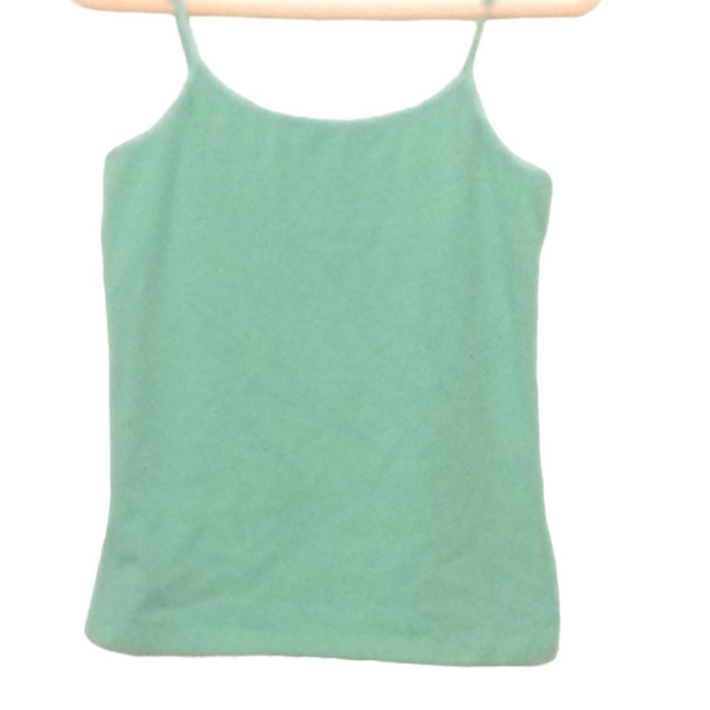 🌞 A.N.A. mint green tank top camisole athleisure top shelf bra women size L